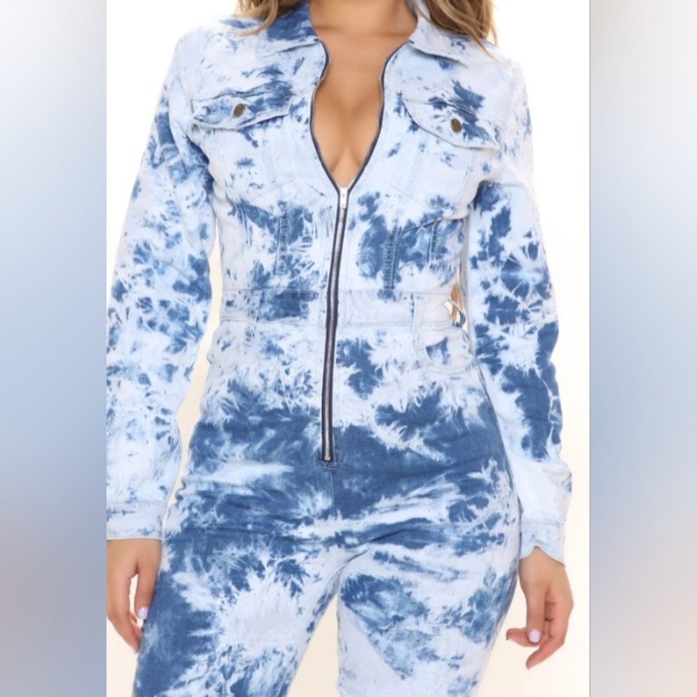 Coming in Hot Dwnim.Jumpsuit
